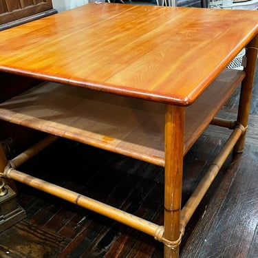 Haywood Wakefield coffee table. 30” x 30” x22” 