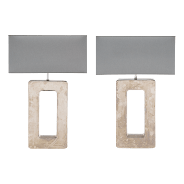 French Important Ceramic Lamps