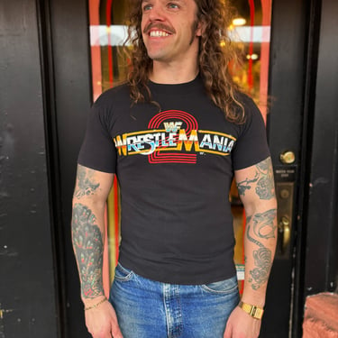 Vintage 1986 wrestlemania 2 tee