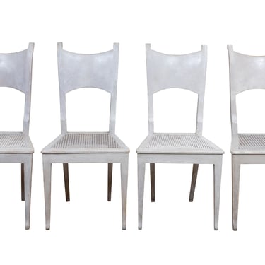 Set of Four Gustavian Style Dining Chairs