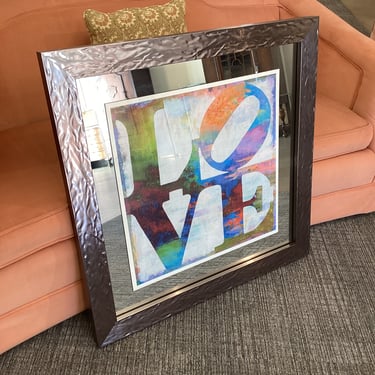 ‘LOVE’ Mirrored Frame