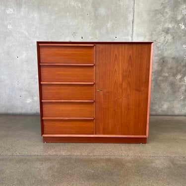 Mid Century Teak Gentleman's Chest