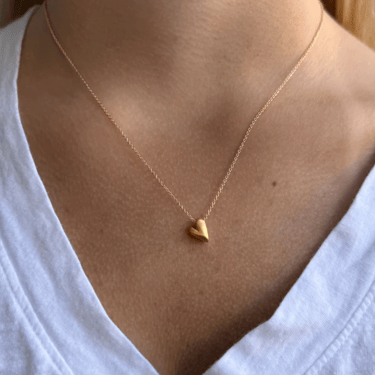 Philippa Roberts | Tiny Heart Necklace Vermeil