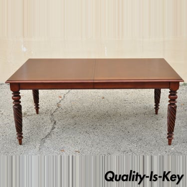 Ethan Allen British Classics Cherry Wood Rectangular Dining Table