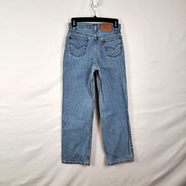 Vintage 90s Levi Strauss 550 High Waist Jeans, Size 26 Waist 