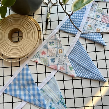 Sweet Baby Vintage Bunting Flags (40