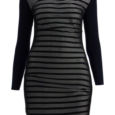 Jean Paul Gaultier 'Striped Mini Dress In Two Women