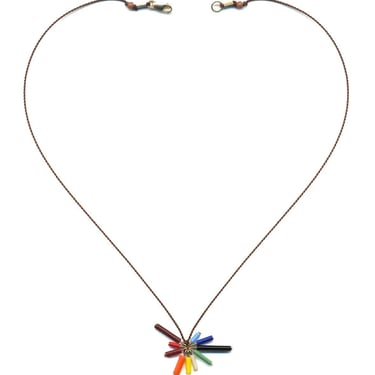 Ronni Kappos - Rainbow Bar Burst Necklace