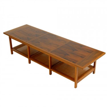 Paul McCobb Rosewood and Walnut Coffee Table