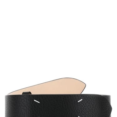 Maison Margiela Women Black Leather Belt