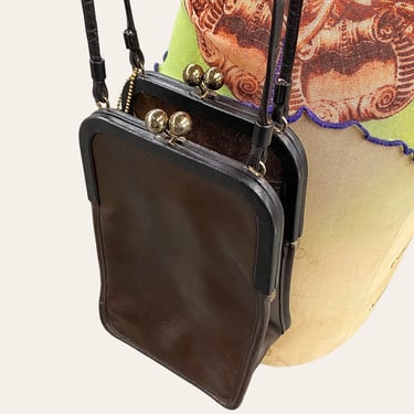 Vintage 60s Bonnie Cashin COACH Purse / 1960s Bone Leather