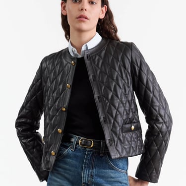 Amy Leather Jacket - Black