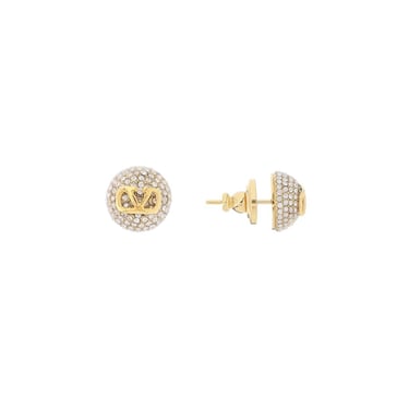 Valentino Garavani Vlogo Signature Earrings With Swarovski® Crystals Women