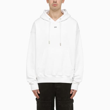 Off-White White Skate Hoodie With Off Logo Men
