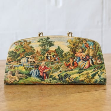 Victorian Scenic Tapestry Wallet