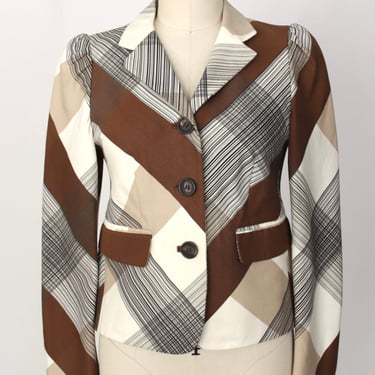 Marni Plaid Short Jacket