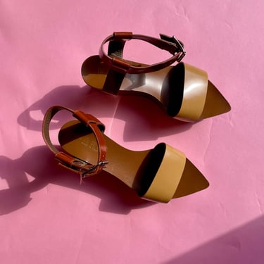 Marni Mirror Wood Wedges