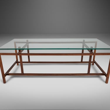 Rosewood and Glass Coffee Table by Henning Norgaard for Komfort of Denmark, c. 1965 