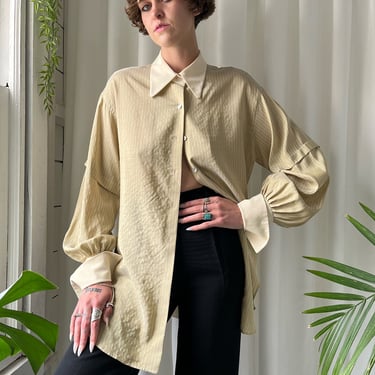 90s Anne Klein Silk Shirt