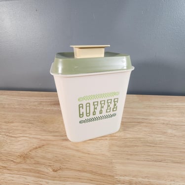 Lustro Ware Plastic Coffee Jar Container NOS 