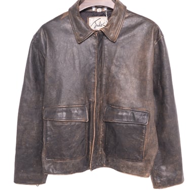 1980s Faded Jules Leather Jacket