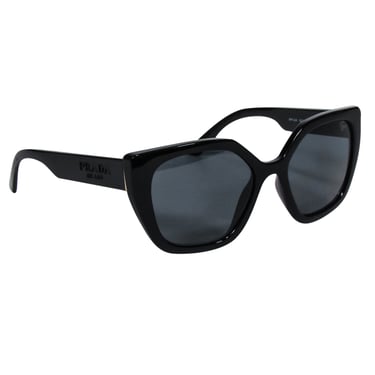 Prada - Black Angular Large Sunglasses
