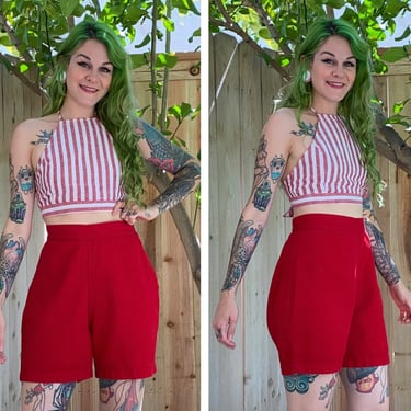 Vintage 1940’s Red Shorts 