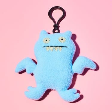 UglyDolls Plush Keychain Clip - Ice Bat Blue