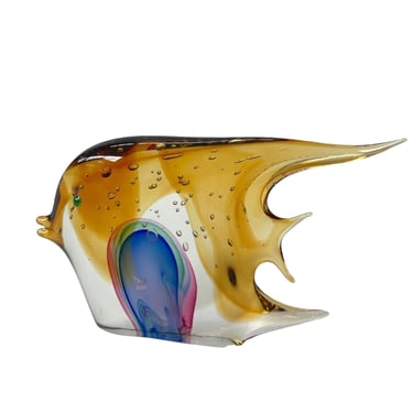 Murano Fish Sculpture by Sergio Costantini