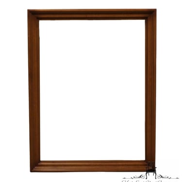 ETHAN ALLEN Heirloom Nutmeg Maple Colonial Early American 45x35" Dresser / Wall Mirror 10-5200 