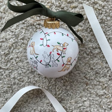 Hand Painted Christmas Ornament 