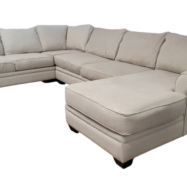 Cream U-Shaped Sectional