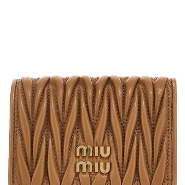 Miu Miu Women Small Wallet Matelassé Nappa Leather