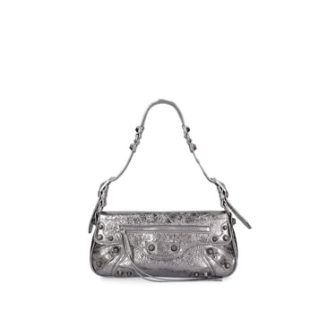 Balenciaga Le Cagole Metallic Shoulder Bag Women