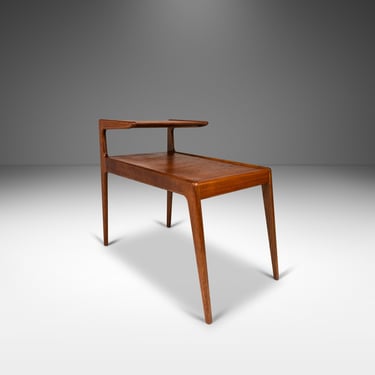 Danish Modern Two-Tier Side Table in Teak by Kurt Østervig for Jason Møbler, Denmark, c. 1960's 