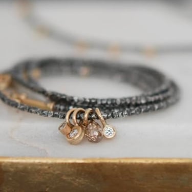 Monica Riley | 14k Diamond Charm Necklace