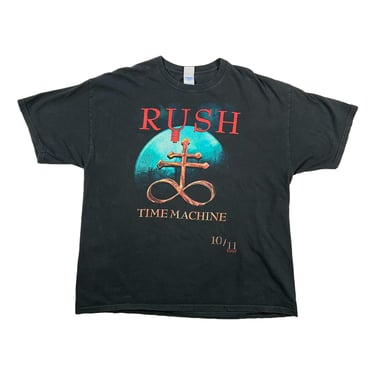 Vintage Rush T-Shirt Band Tour Tee Time Machine