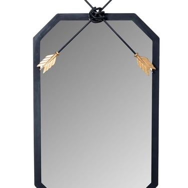 Contemporary Black Mirror with Crossed Arrows