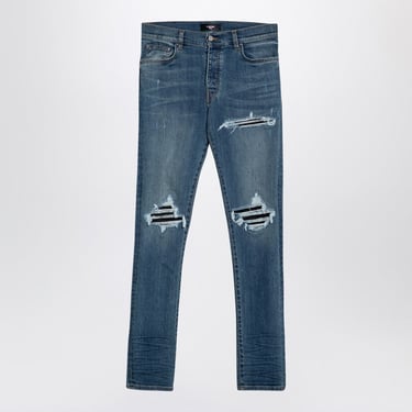 Amiri Blue Skinny Jeans With Rips Men