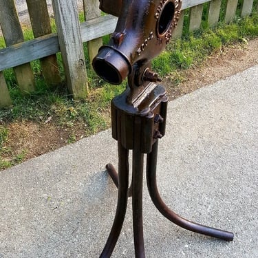 Industrial Antique Art Canedy Otto Chicago Heights Iron Steampunk Forge Blower