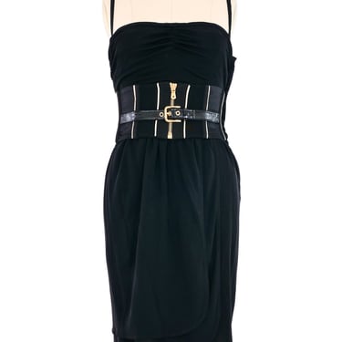 1990s Dolce And Gabbana Corset Belt Mini Dress