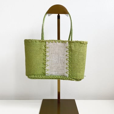 Green Woven Bag