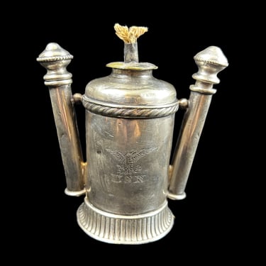 #USN Silver Solder Smoking Lamp, One-of-a-kind