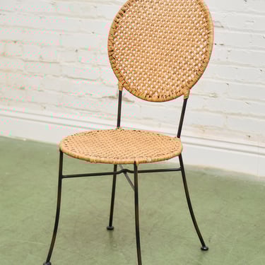 Single Vintage Wicker Chair