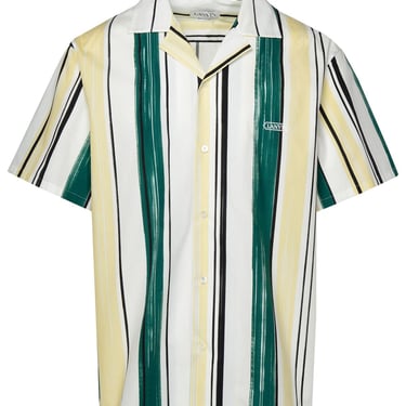 Lanvin Multicolor Cotton Shirt Man