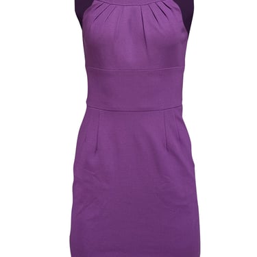 Trina Turk - Purple Sleeveless Sheath Dress Sz 4