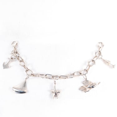 Tiffany & Co. Silver Seas Nautical Charm Bracelet