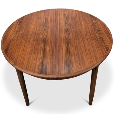 Round Rosewood Dining Table w 2 Leaves - 112305