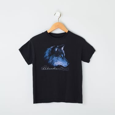 Vintage 90s Alaska Wolf T-Shirt - nineties, animal, nature - Women's S 