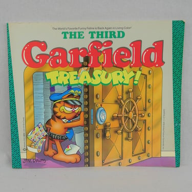 The Third Garfield Treasury (1985) by Jim Davis - First Edition - Vintage 1980s Cartoon Comic Strip Collection 